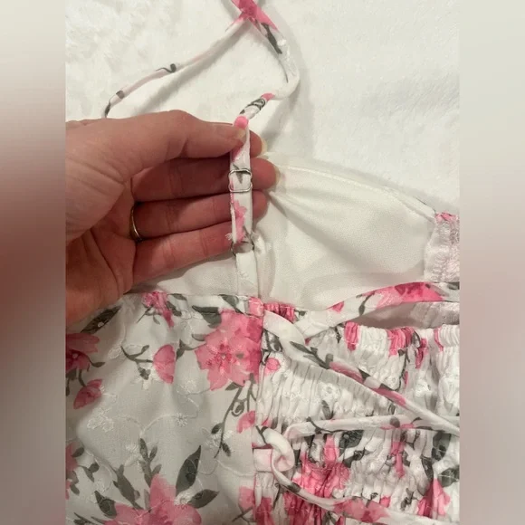 Windsor Call Me Cutie Floral Eyelet Corset Top - Large - Picture 4 of 10